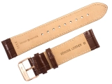 Pasek Tommy Hilfiger 1791183 Brązowy Aligator Rose Gold.